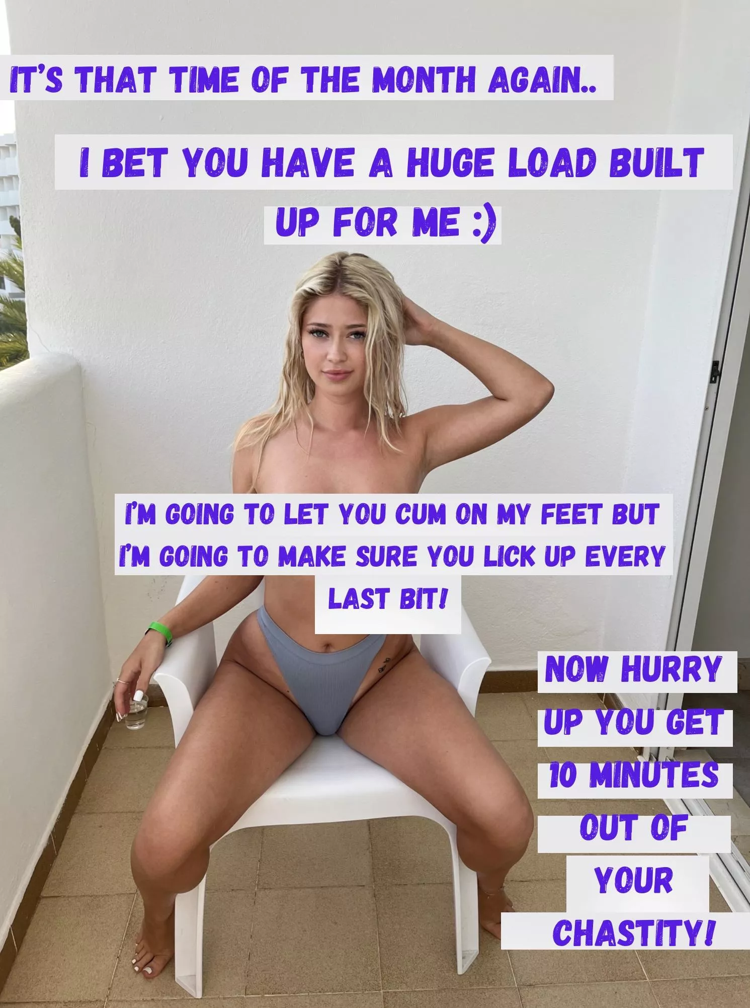 Get to work, cuck bitch! [F19]