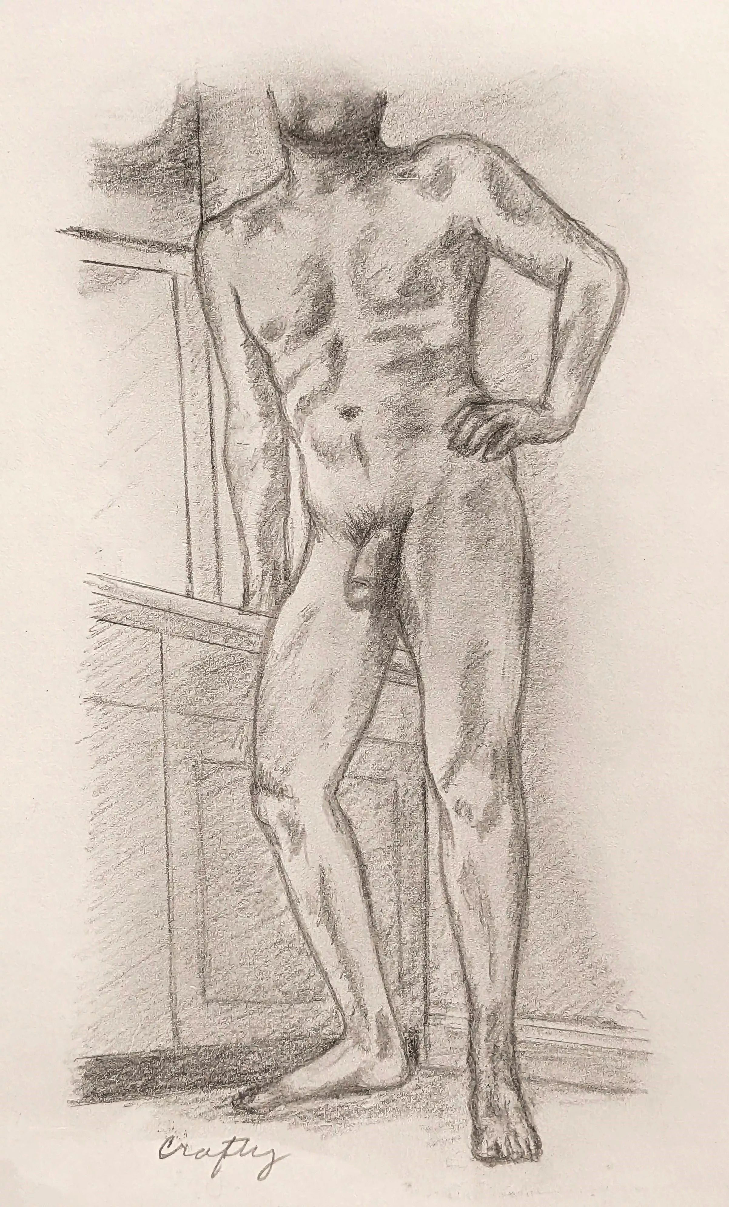 Graphite on bristol sketch of u/The_Artist_FKasNR