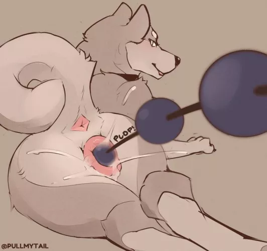 (pullmytail) getting trained for a real cock 😈😈😈