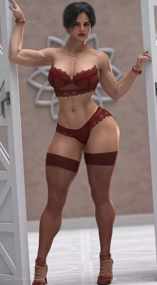 Supergirl's lingerie (Cga3D) [DC]