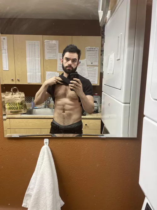 This better not get reported. I’m wearing a shirt.