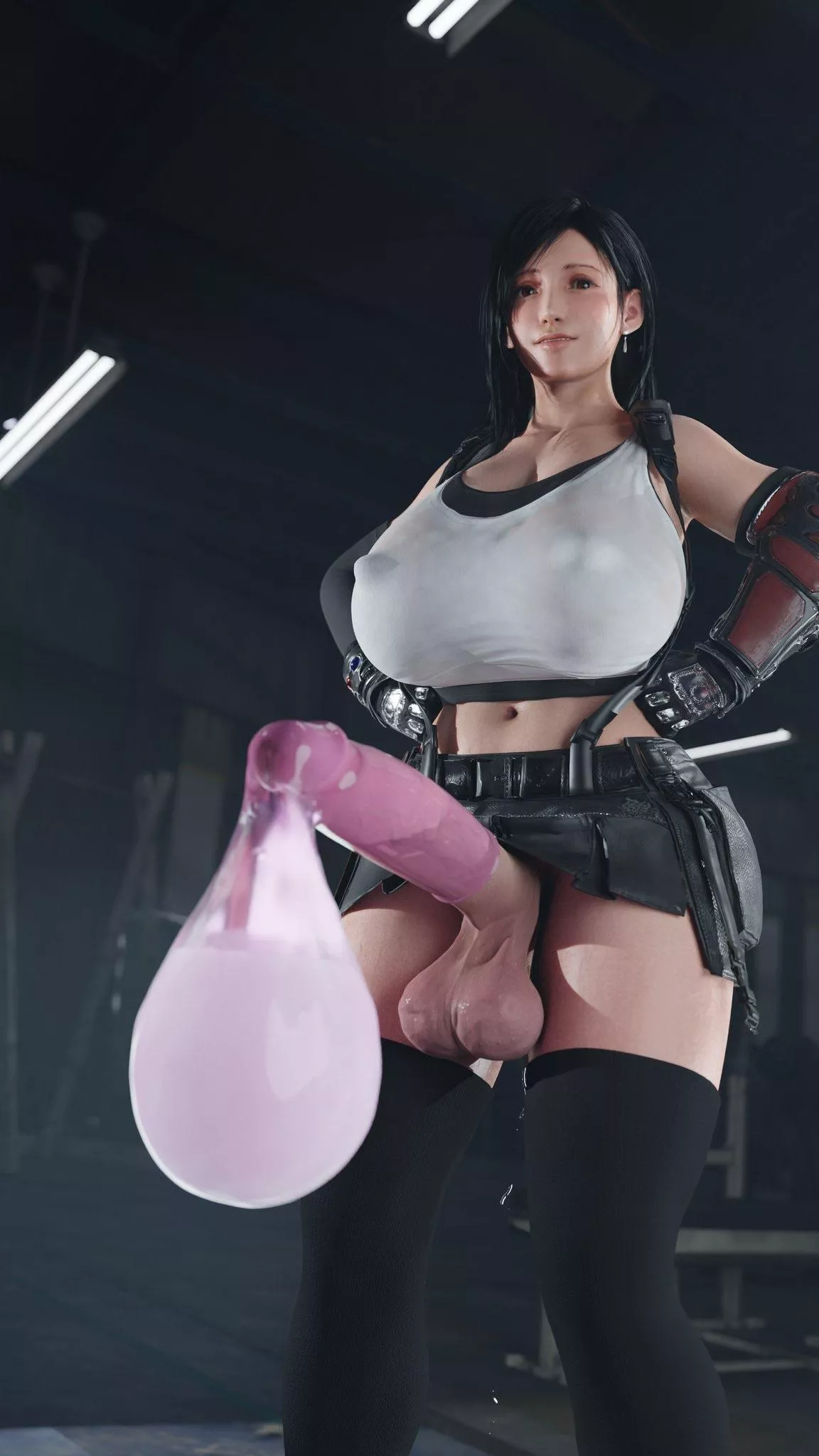 Tifa wearing a condom 🤤 (@milky3dx)