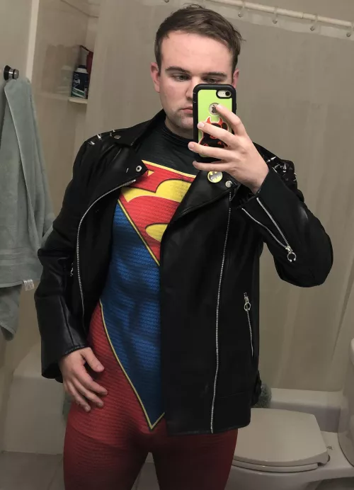 Trying on my Halloween costume