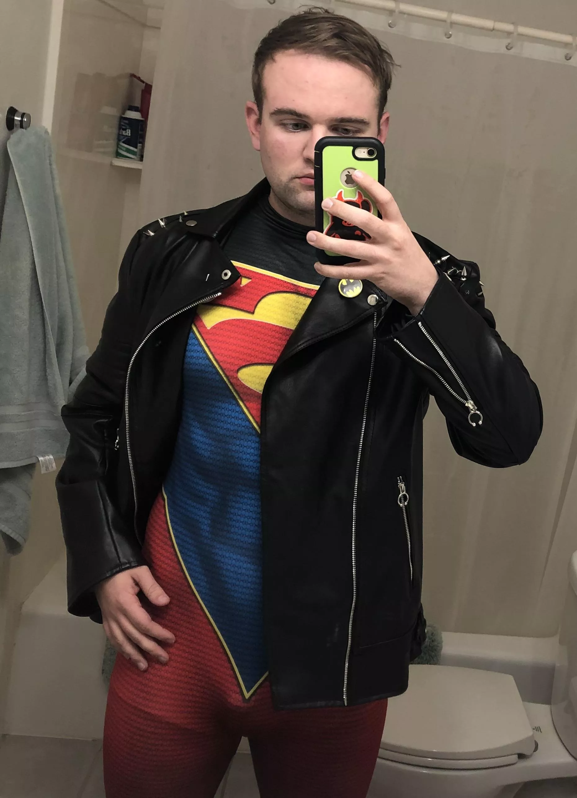 Trying on my Halloween costume