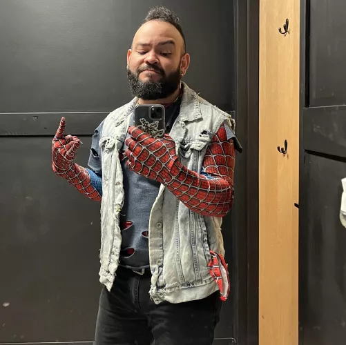 Went as Spider Punk for Halloween this year.