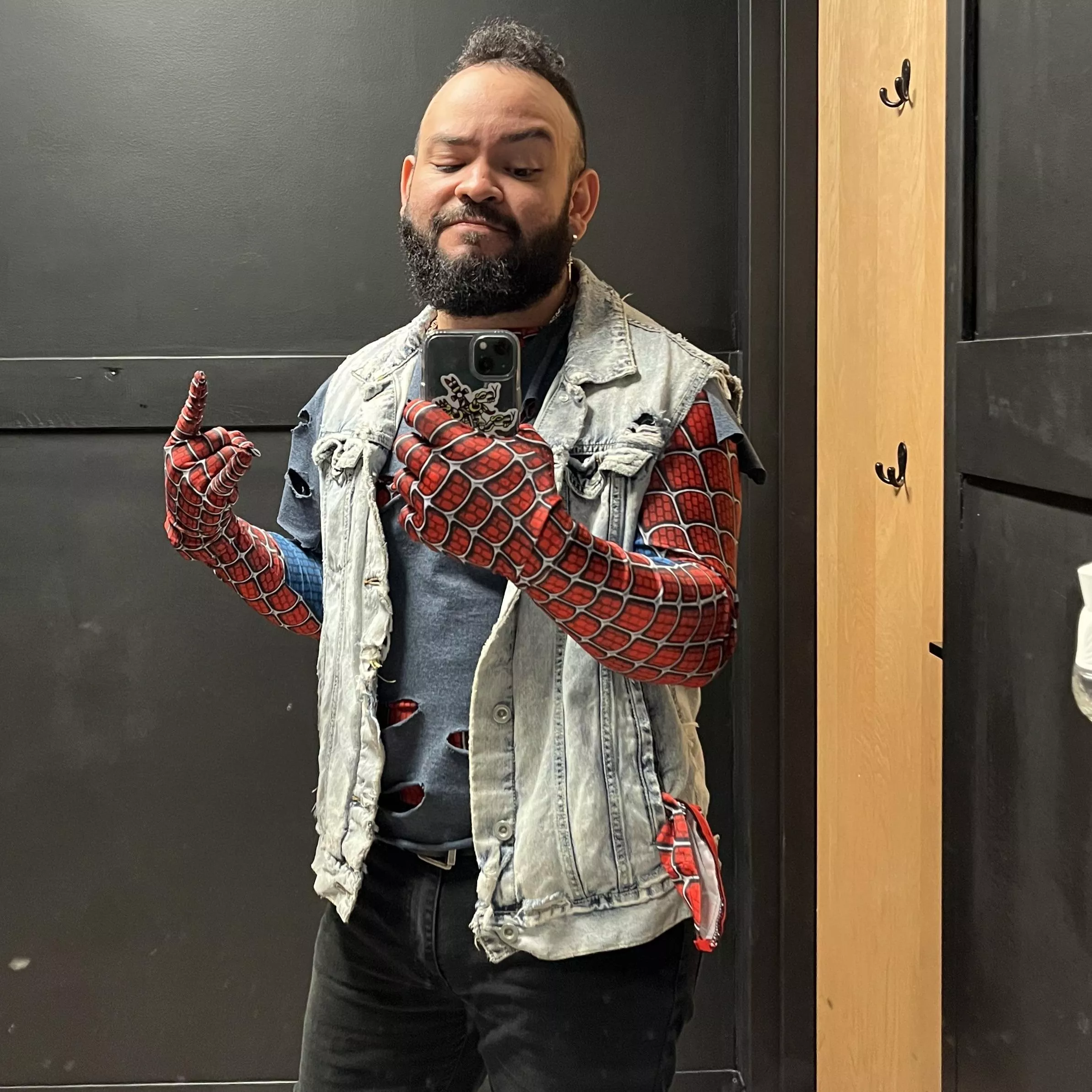 Went as Spider Punk for Halloween this year.