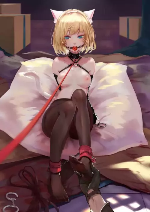 Who here is a good tied up catgirl?