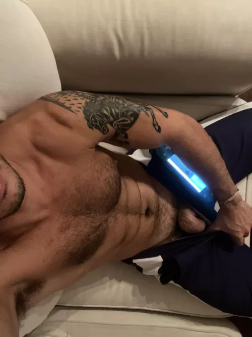 You can pull it out and suck it while I game