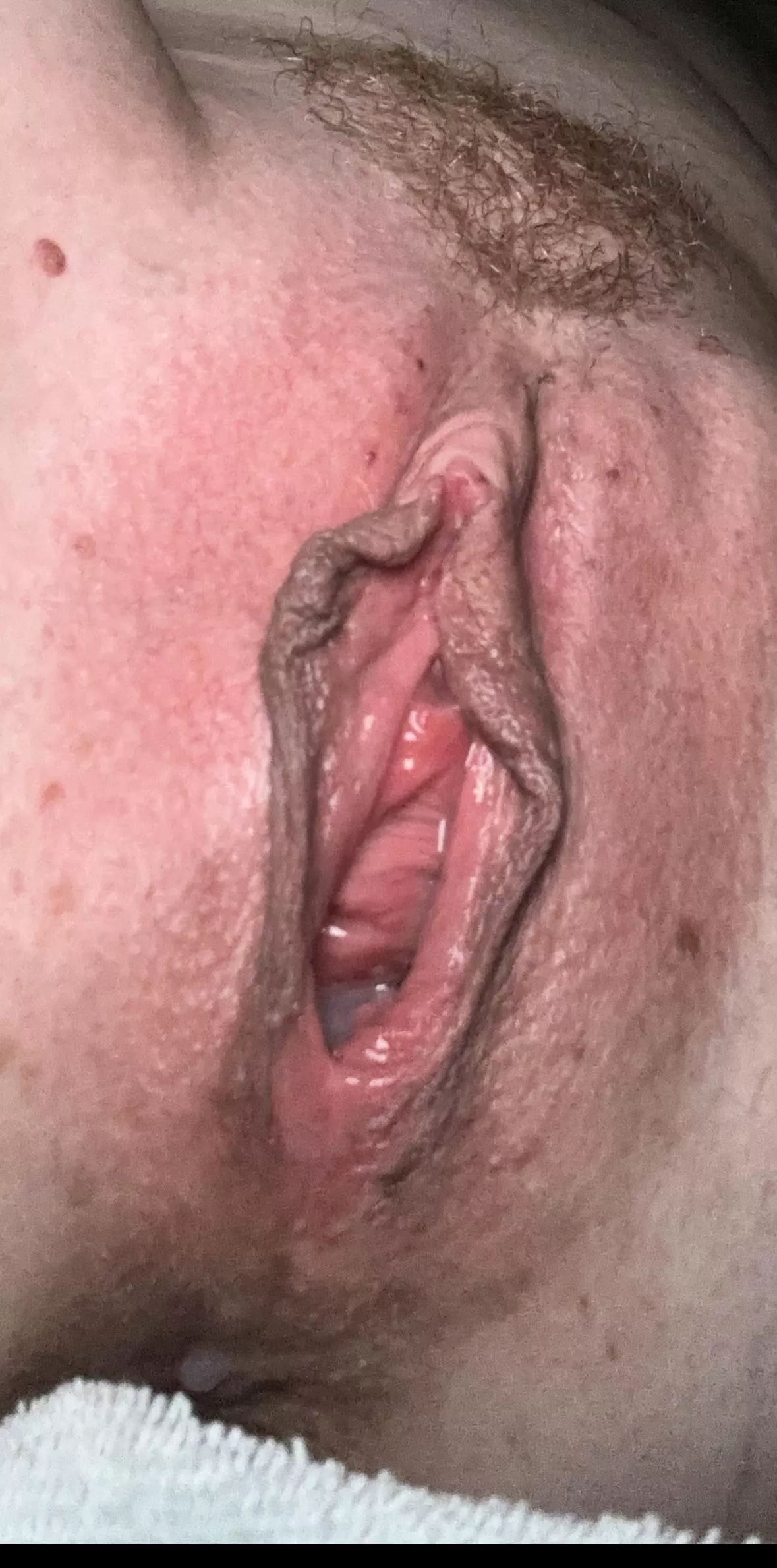 Big labia redhead creampied OC