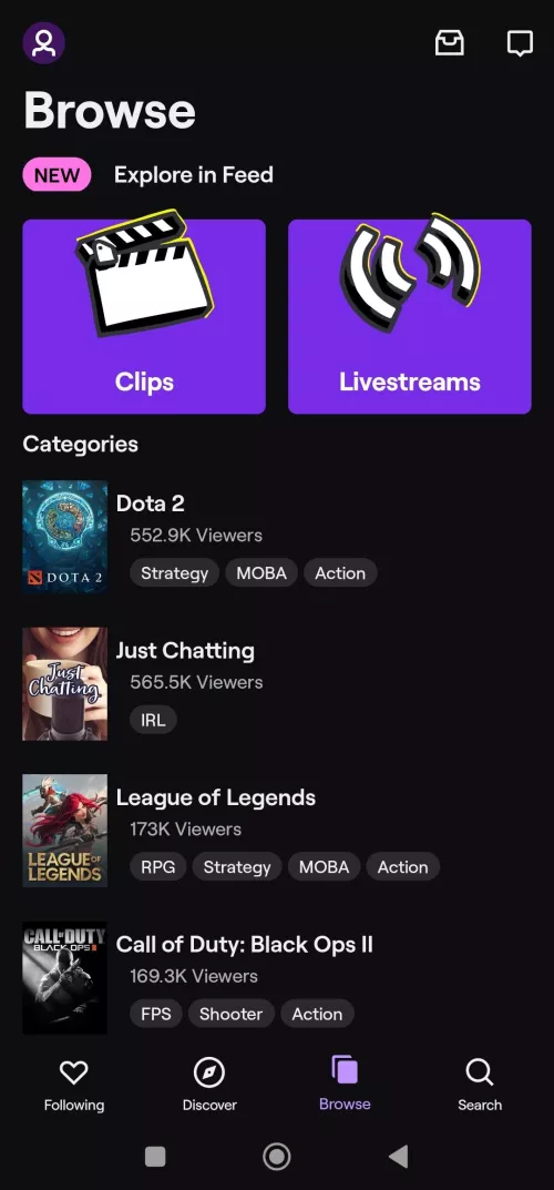 Can't sort by category on mobile