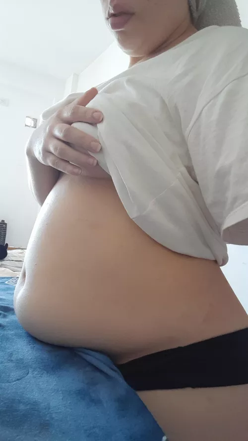 chubby and fluffy, will you squeeze my belly daddy?