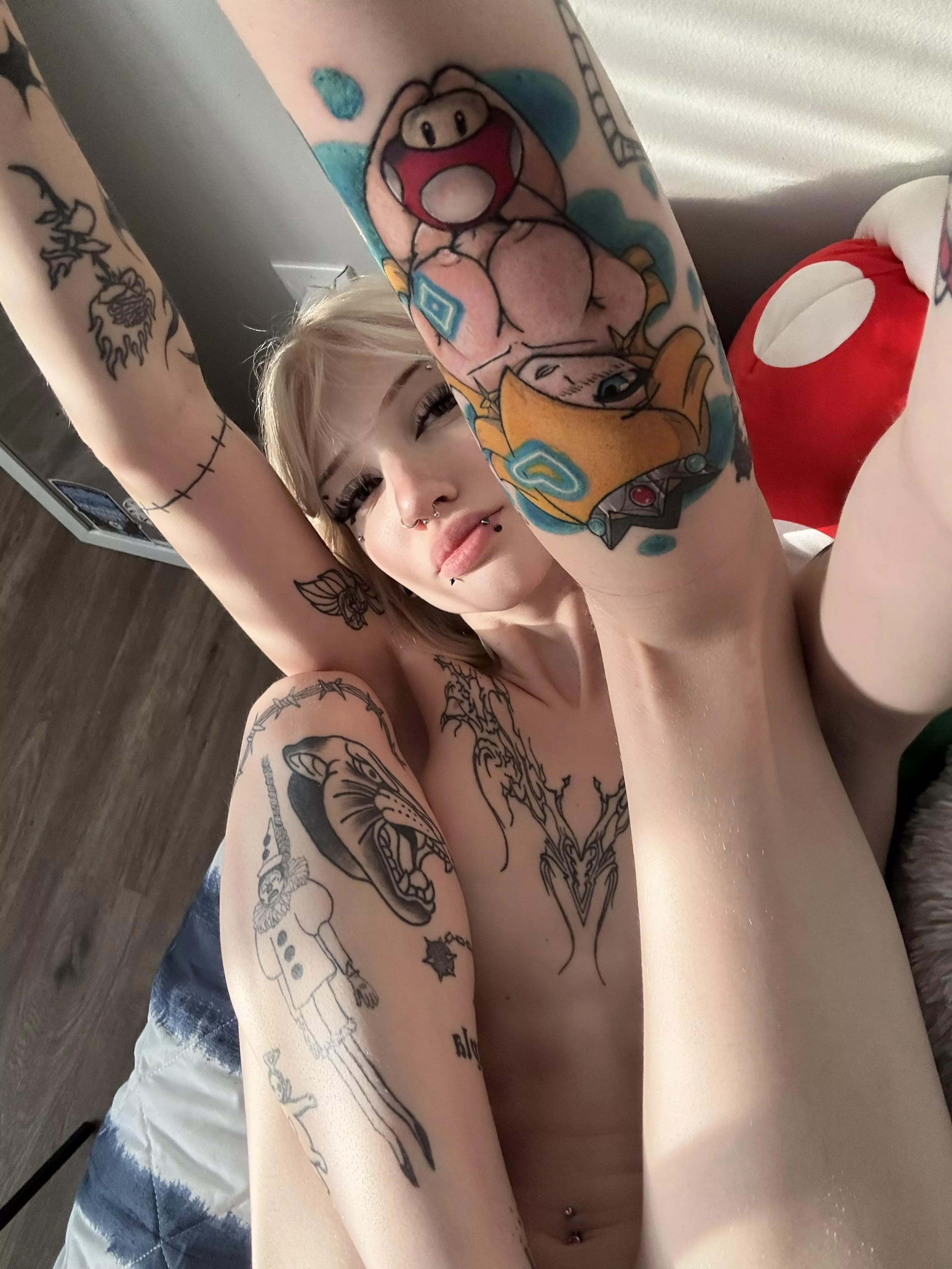 Do you think my face matches my tattoos?