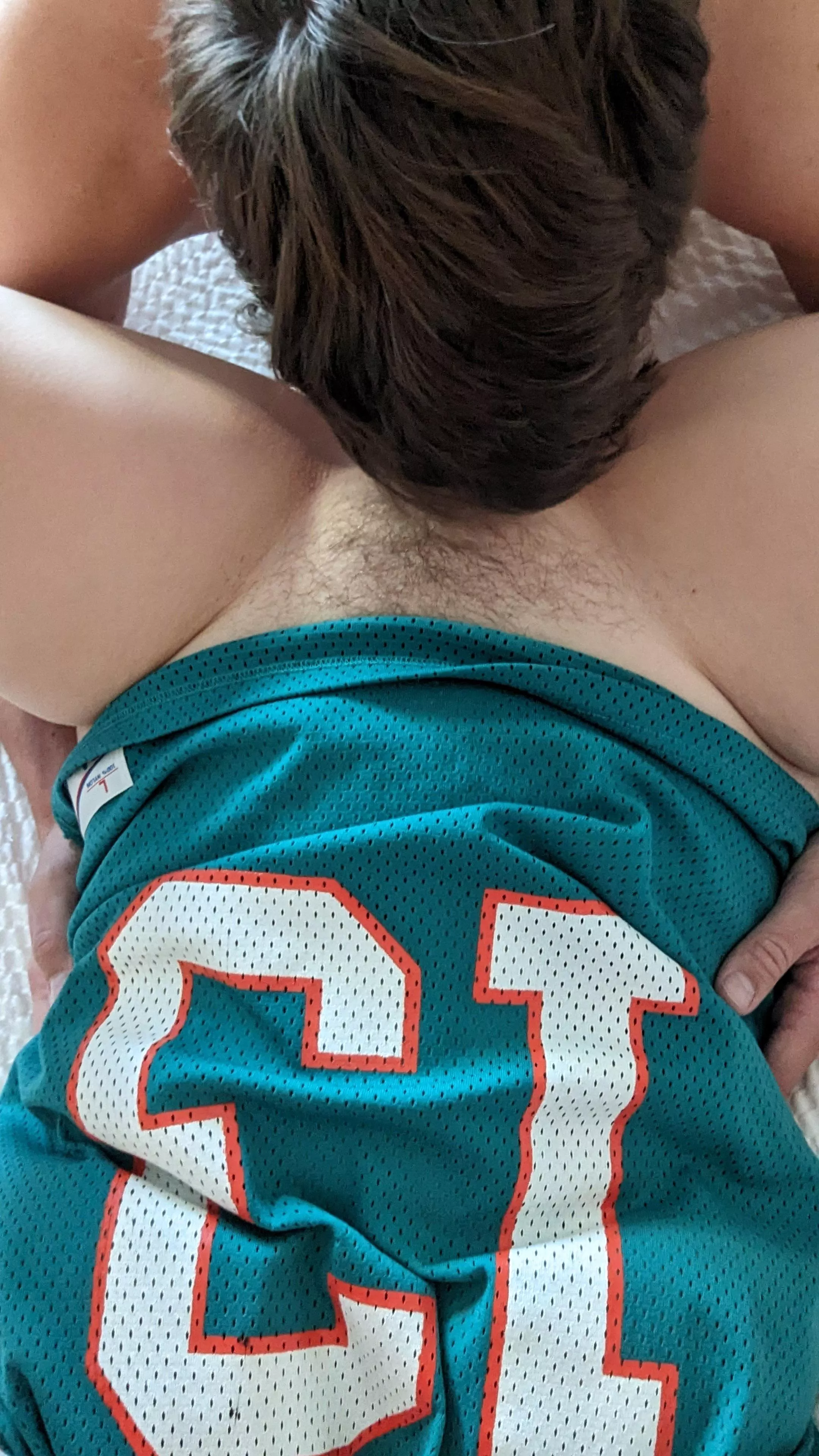 Dolphins are 3-0 when he eats my pussy before the game. Bet accordingly!