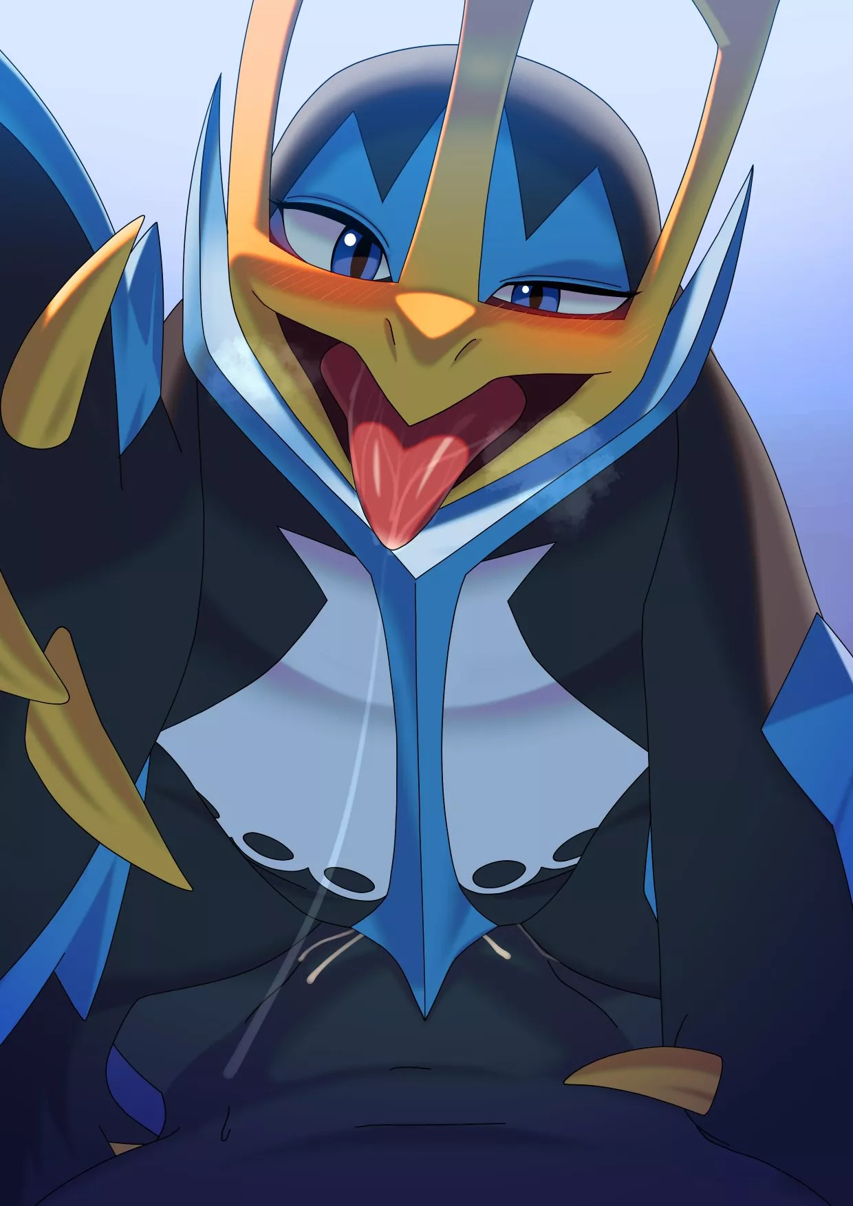 Empoleon wants some Eggs (Artist: Katahane3)