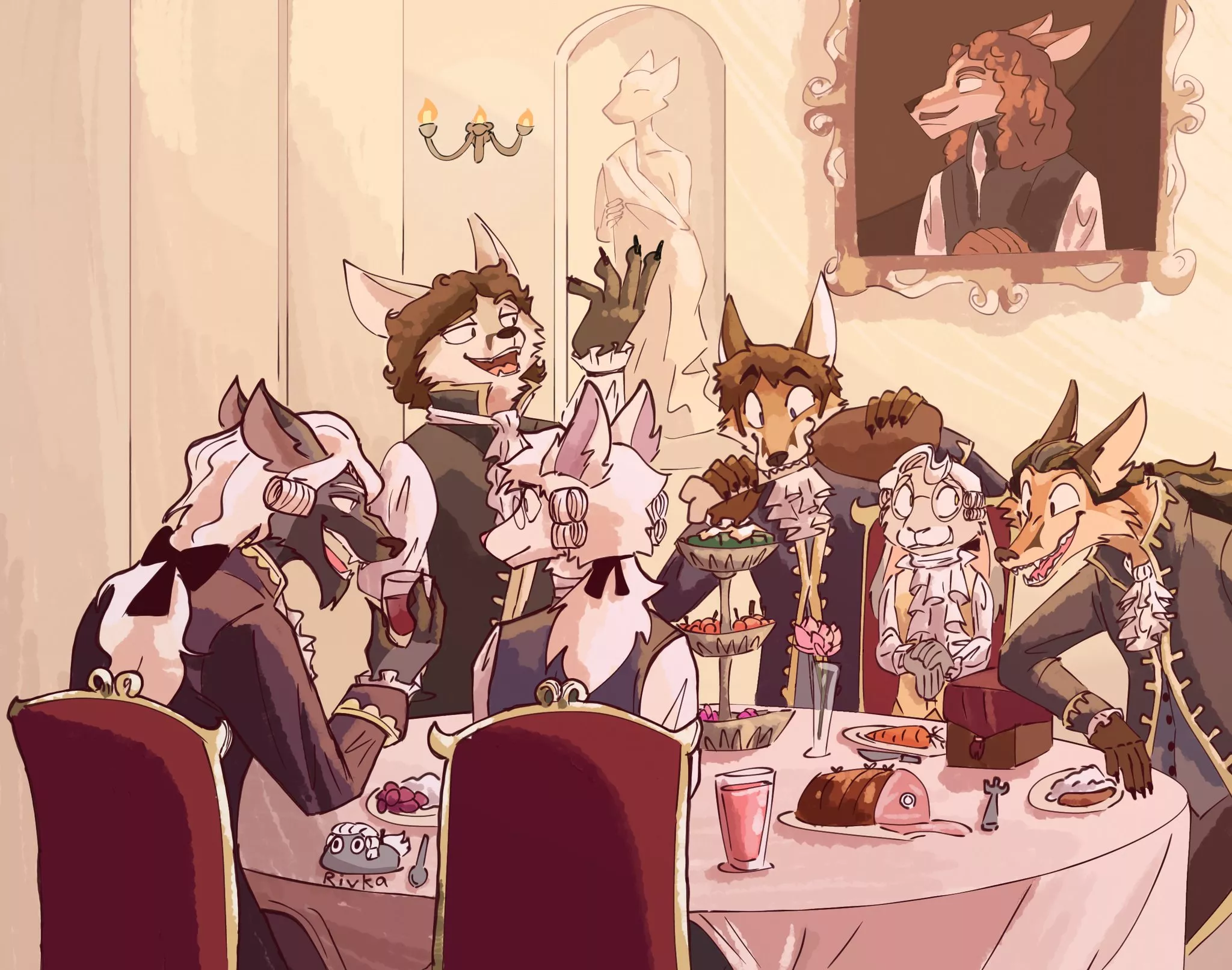 Fancy dinner party (by me)