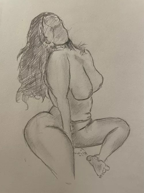 Goddess, sketch of the gorgeous u/foxxxcandy