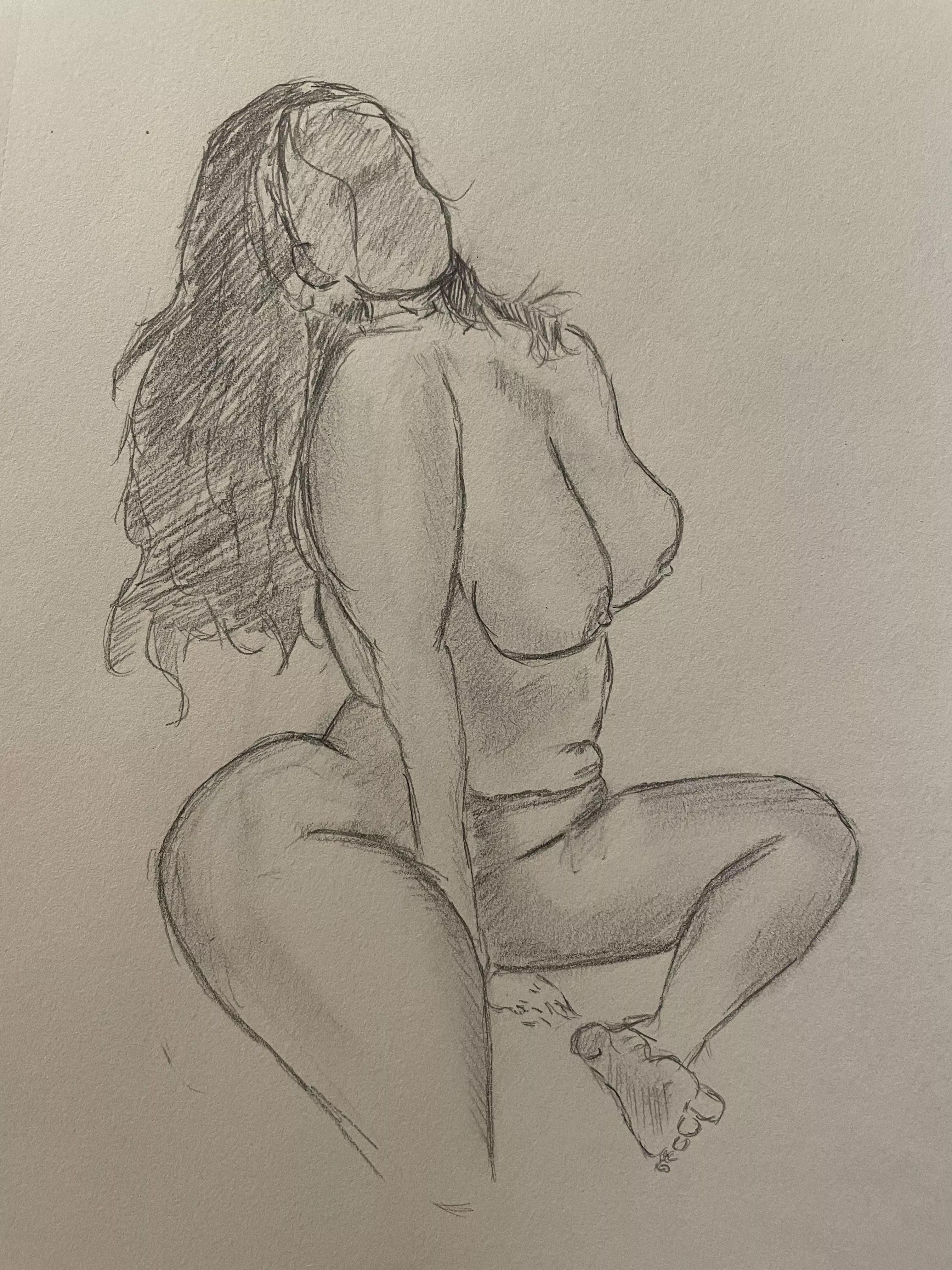 Goddess, sketch of the gorgeous u/foxxxcandy