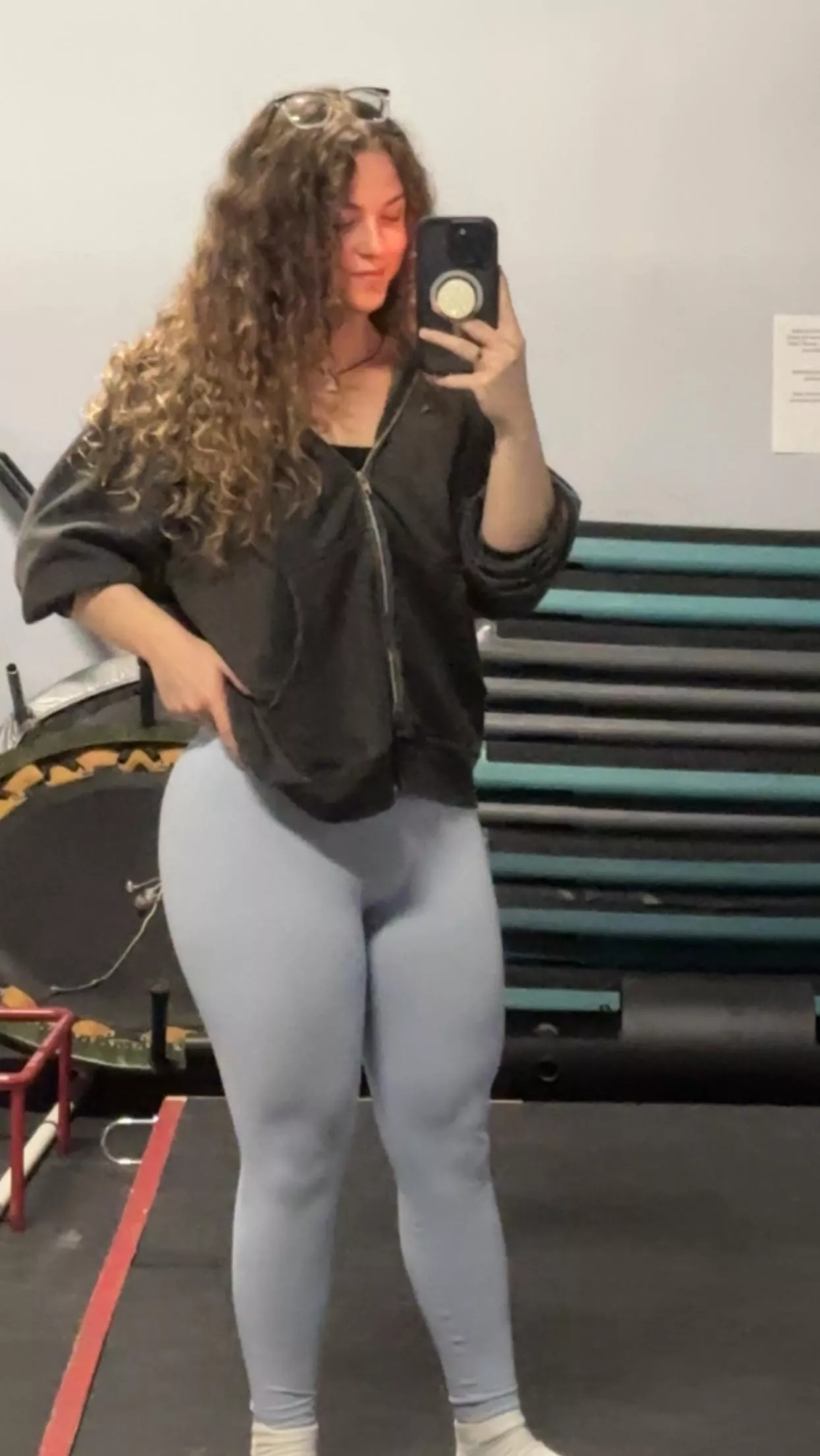 leaning out and my legs are still growing quickly ;)