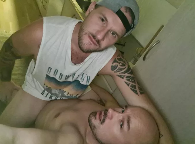 Loving my hard shaft up his horny asshole 😈