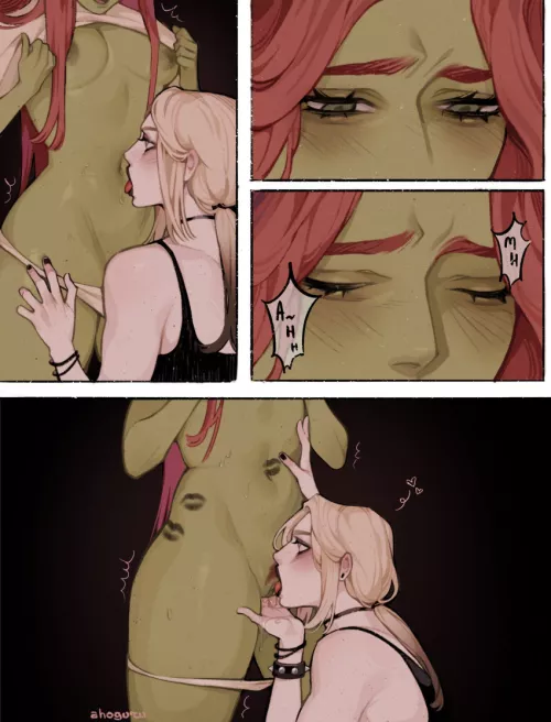 poison ivy and harley (ahegao49) [dc]