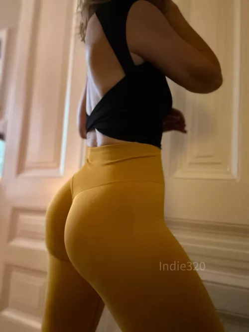 Ready to bend over and stretch for class