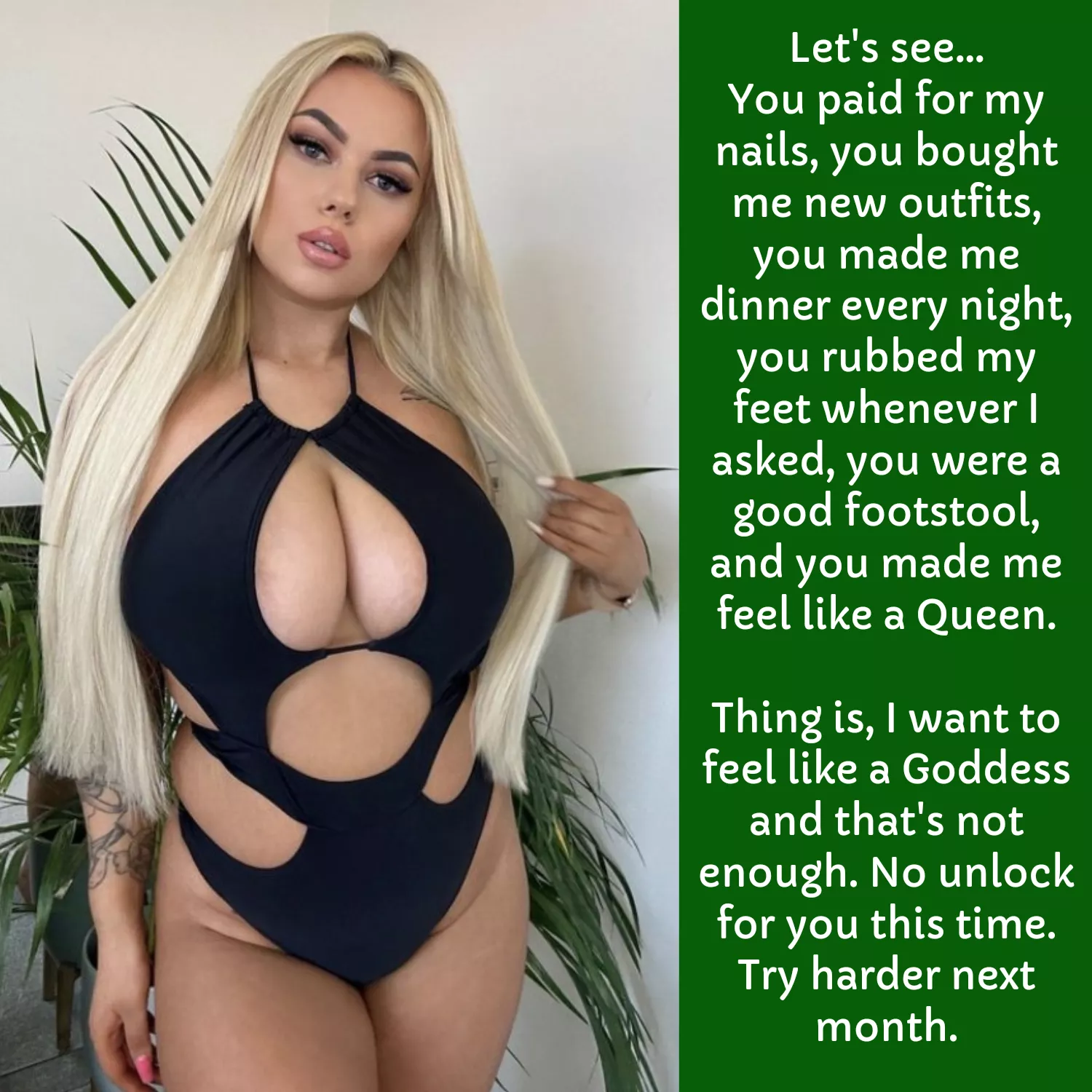 She has High Expectations