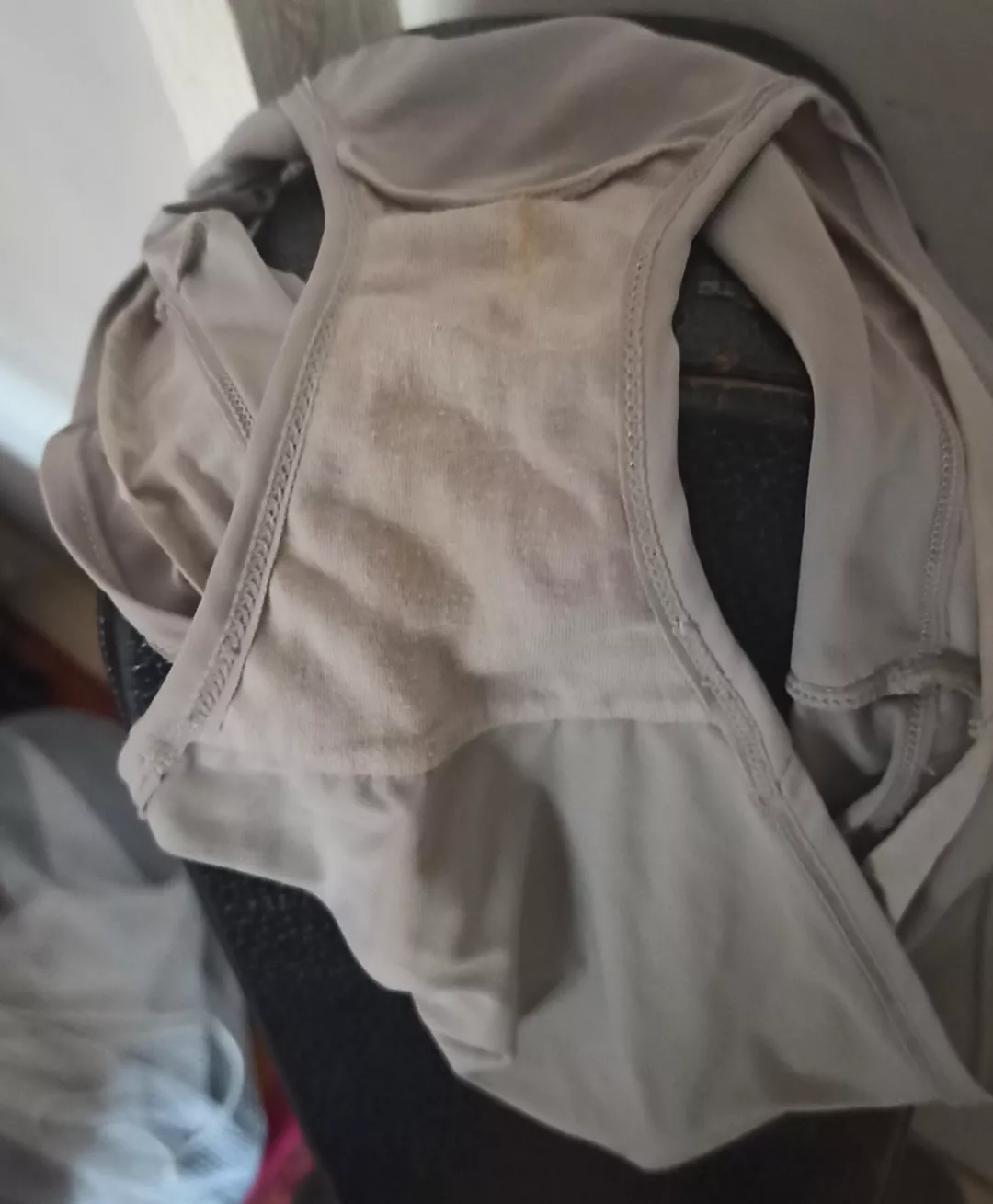 Visitor's staying the night, I present her panties