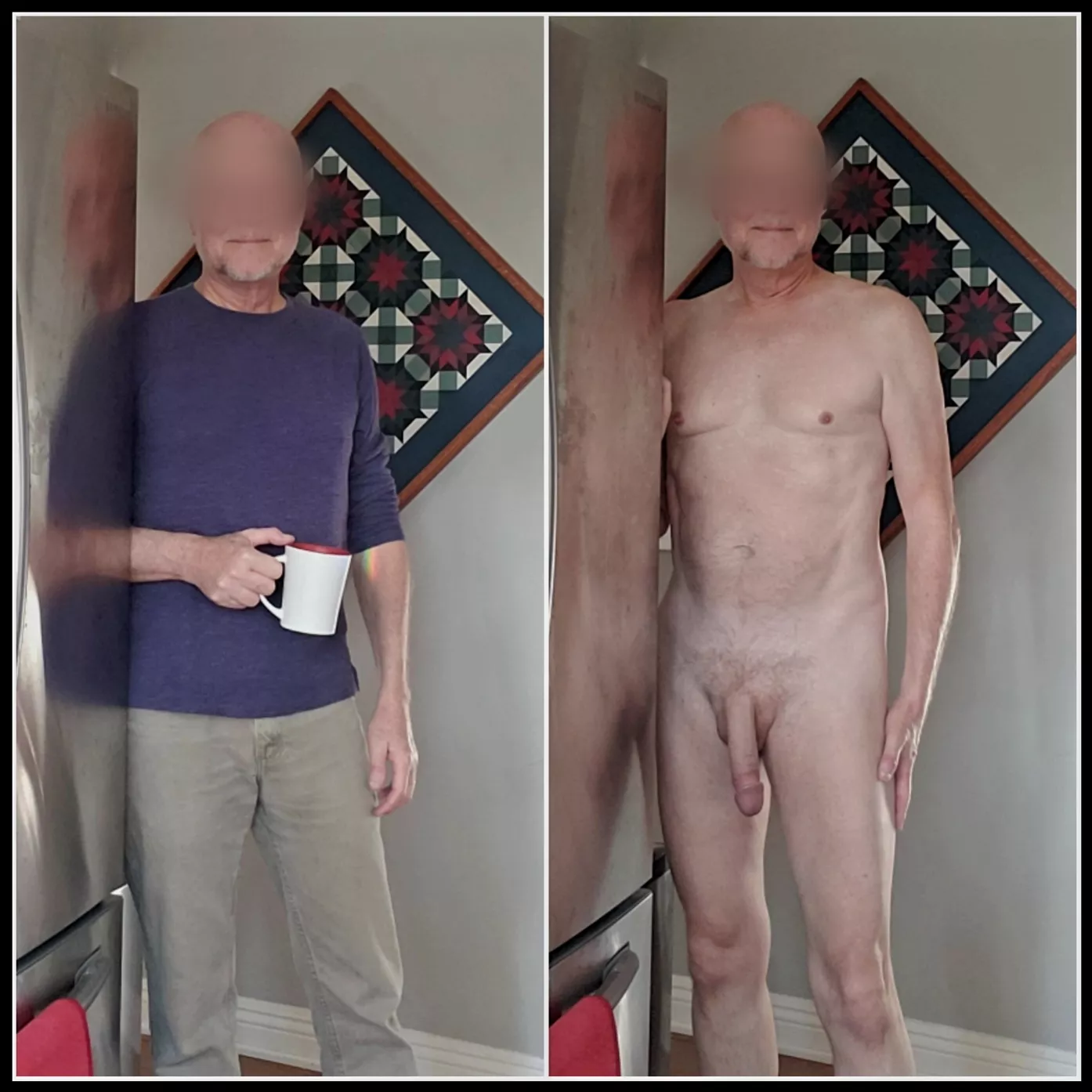 With coffee, without coffee.