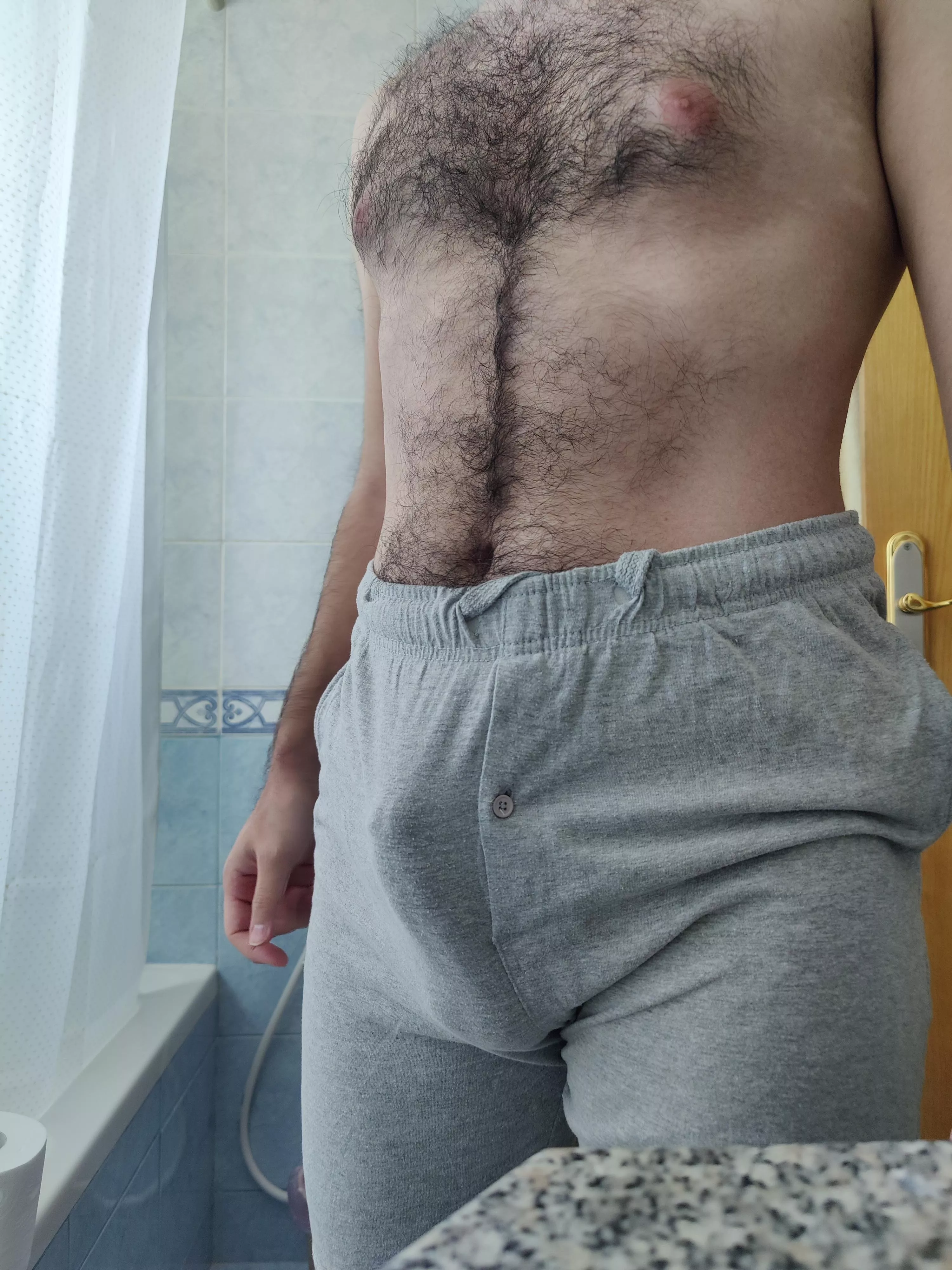 24, i think gray sweatpants should be more popular!