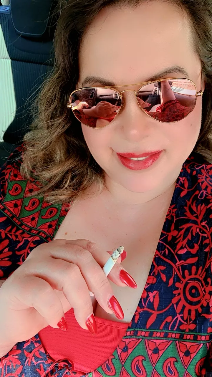 Driving and taking selfies;)