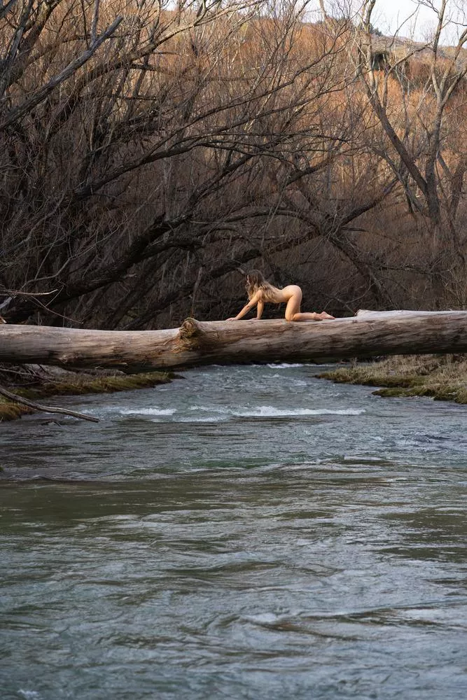 I can't help myself but get naked in nature