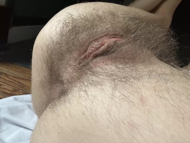 It’s hard to remember how I went from hairy to full bush 🤣