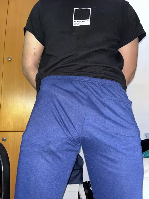 My pyjama doesn’t hide much