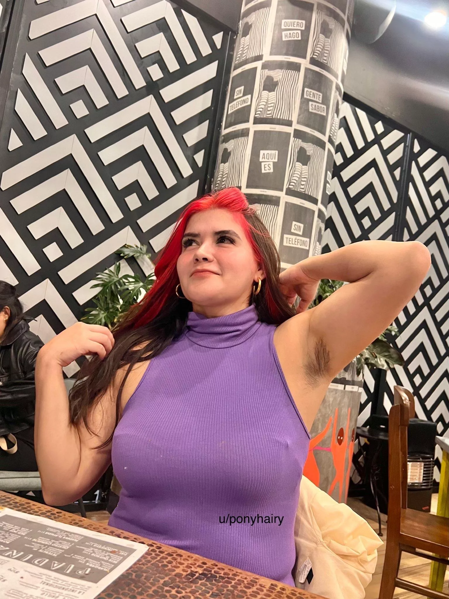 Sometimes I feel embarrassed raising my arms in public.