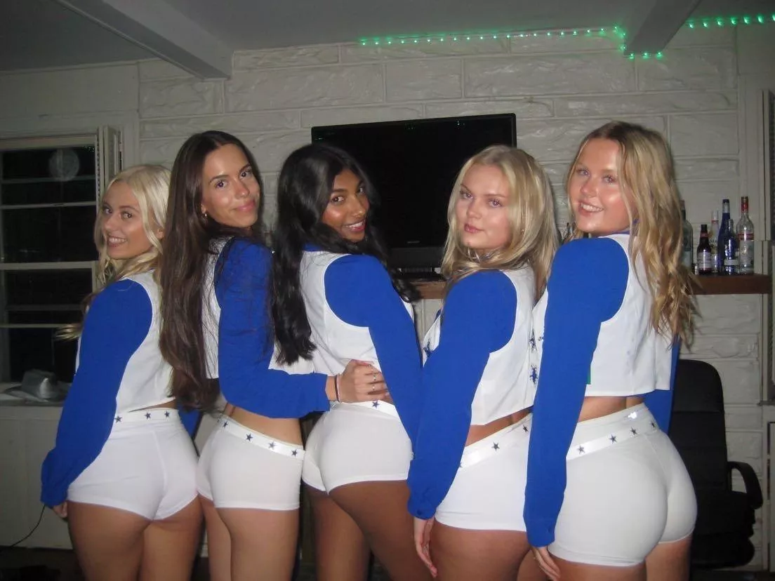 Which Halloween cheerleader gets it