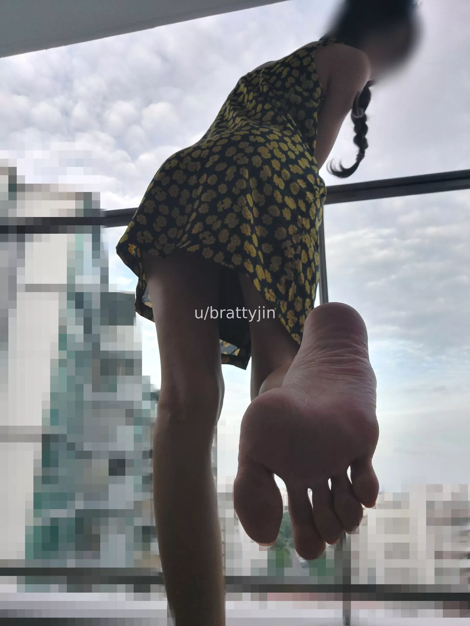 would u lick the feet of a cute asian brat?