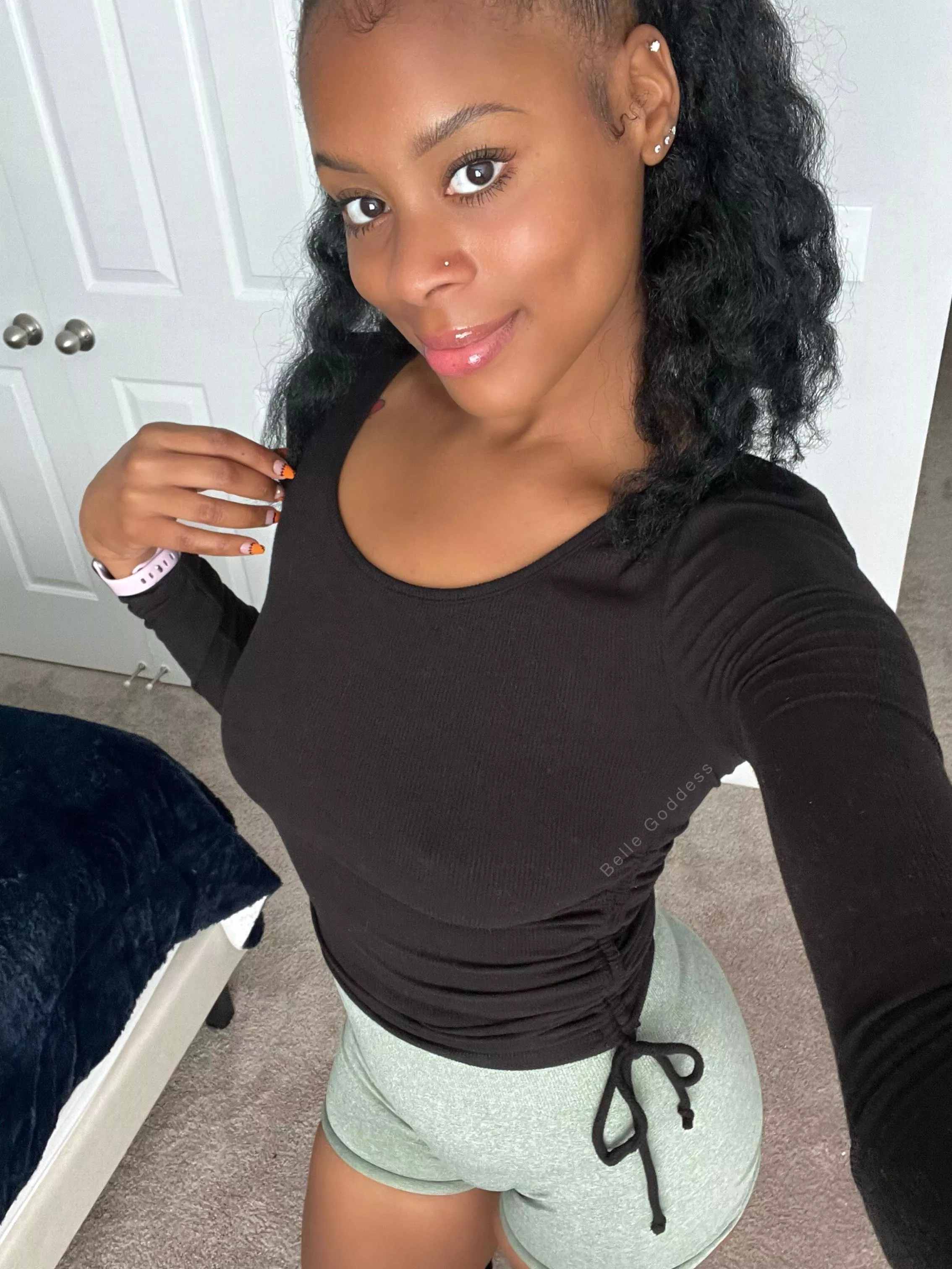 Would u suck on my tits before I workout