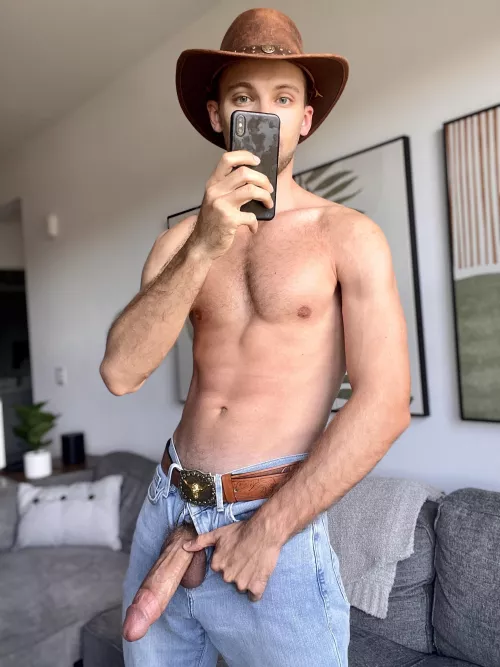 Would you let this cowboy fuck you with his bull cock?