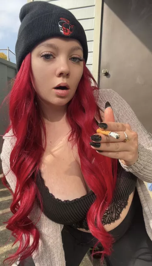 Ash about to fall off…