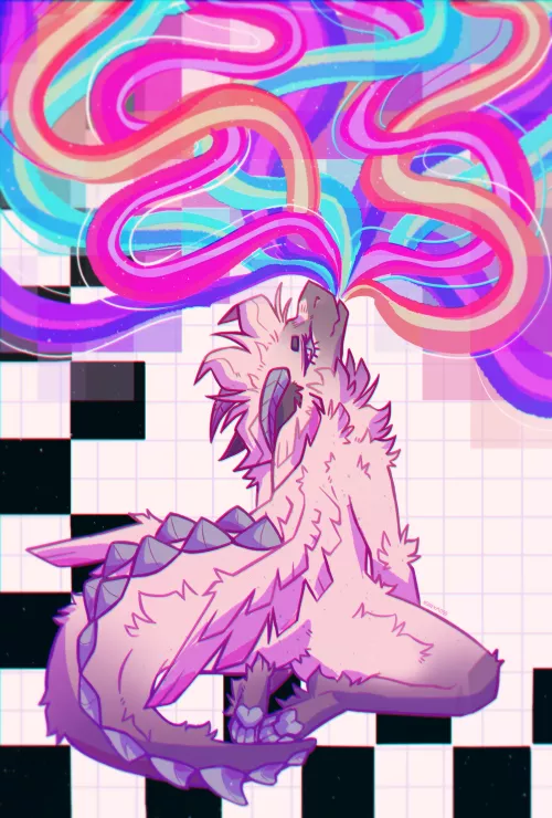 Exhale [art by me] [@honeymoss_]