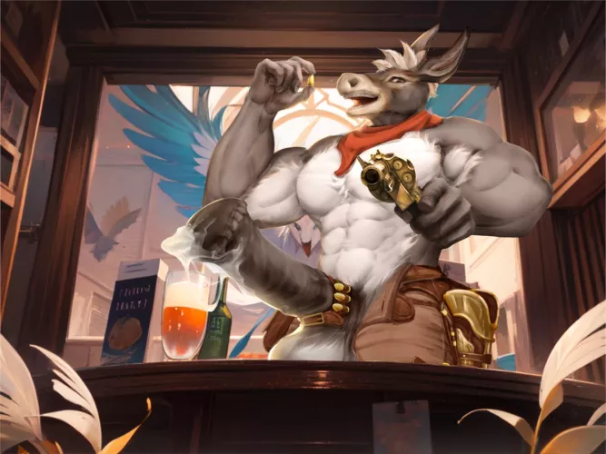 Hey, buddy. Hand over your treasure! (Nothosaur)