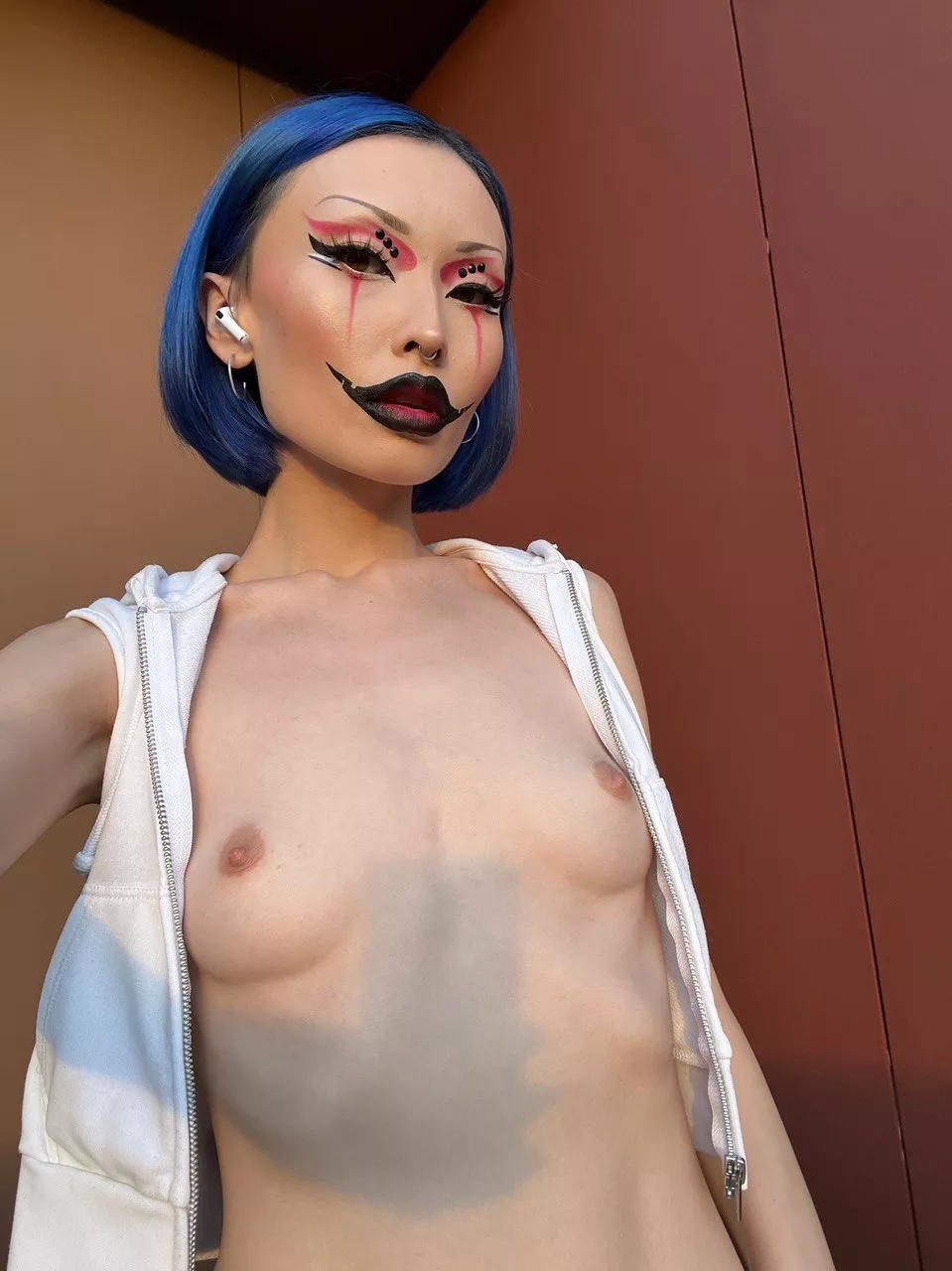 I spent a lot of time on makeup