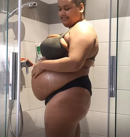 Is my belly big enough yet. Or do I keep going?