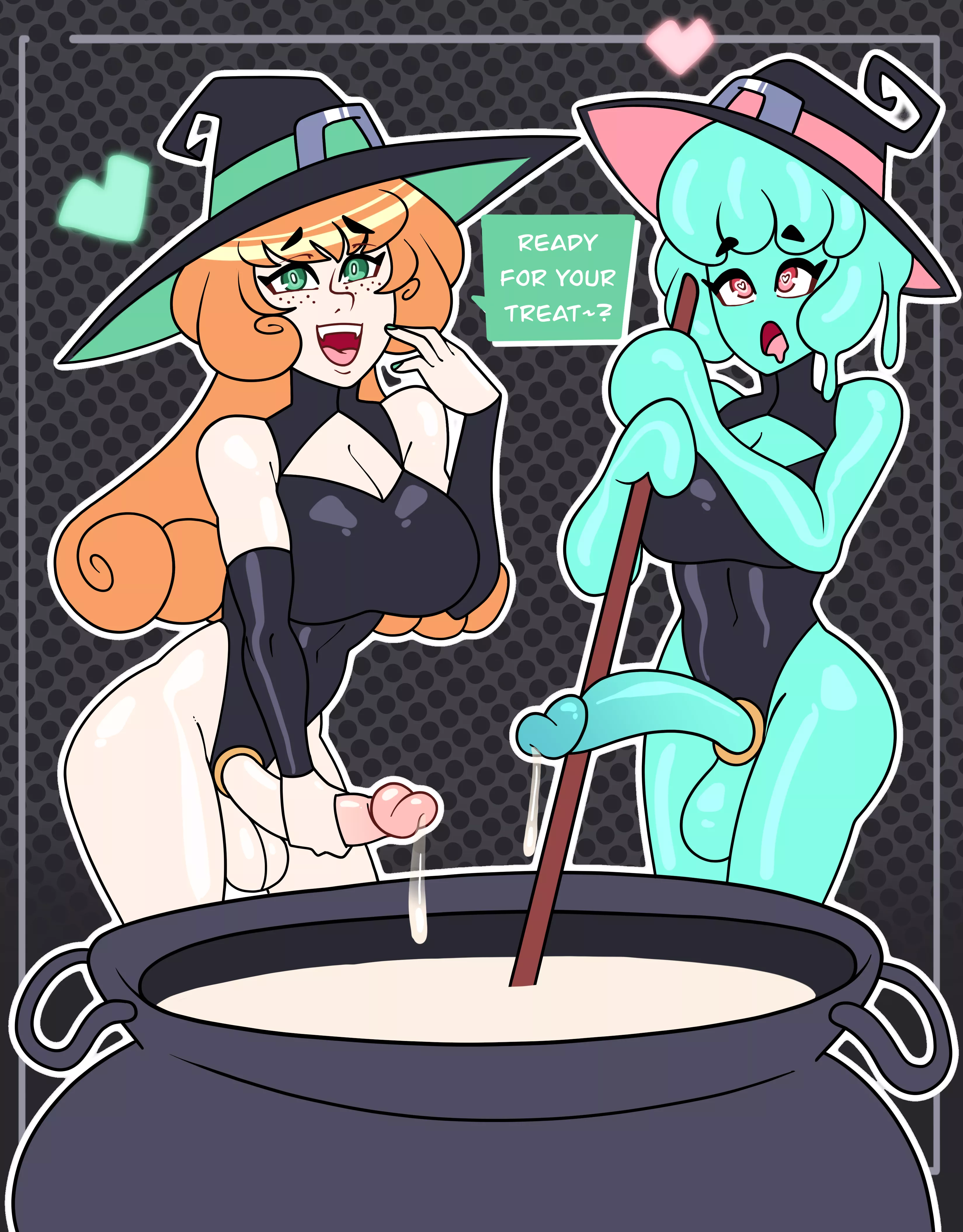 Penny and Juno getting ready for the spooky season (@owl_pie2)