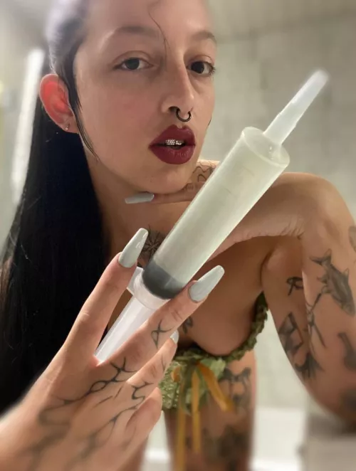 Piss syringe for you