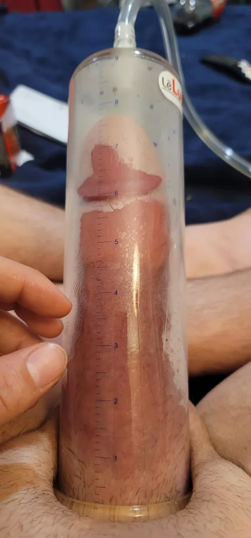 Pumping my first time in the 2.5 inch