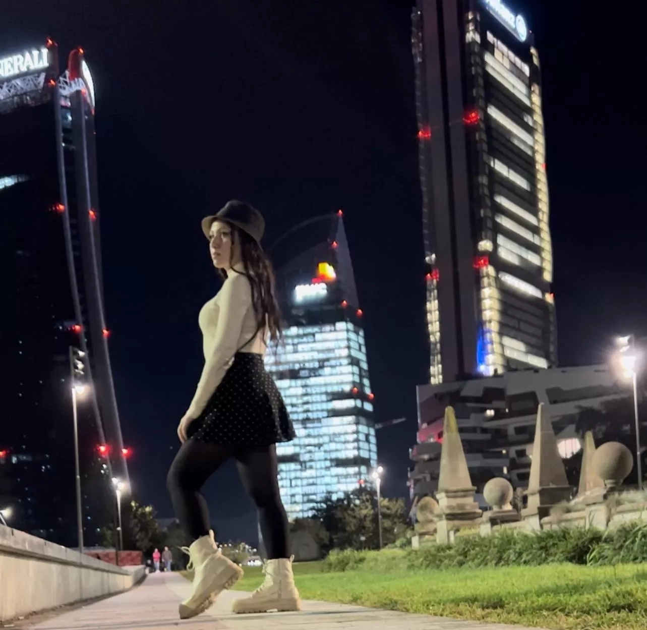 Right here, right now, no one’s around anyways! Lick them! Shine my perfect boots!