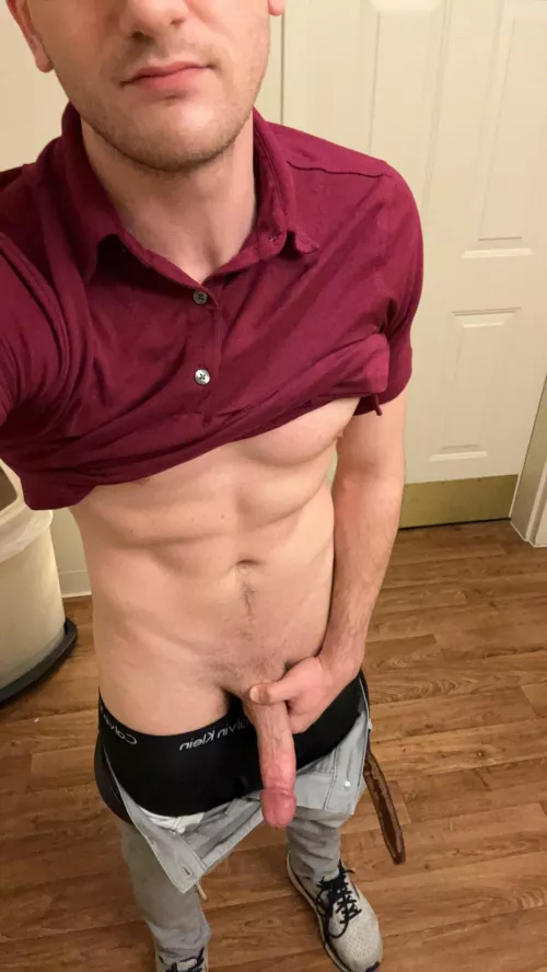 Sneaking one in at work 😏