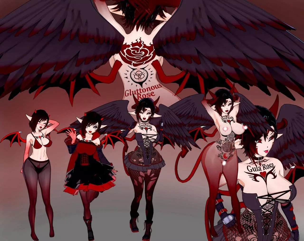 Succubitch Ruby First Awakened (Vol 1-3) and Matured (Vol 4-9) (Fatallyobsessed)