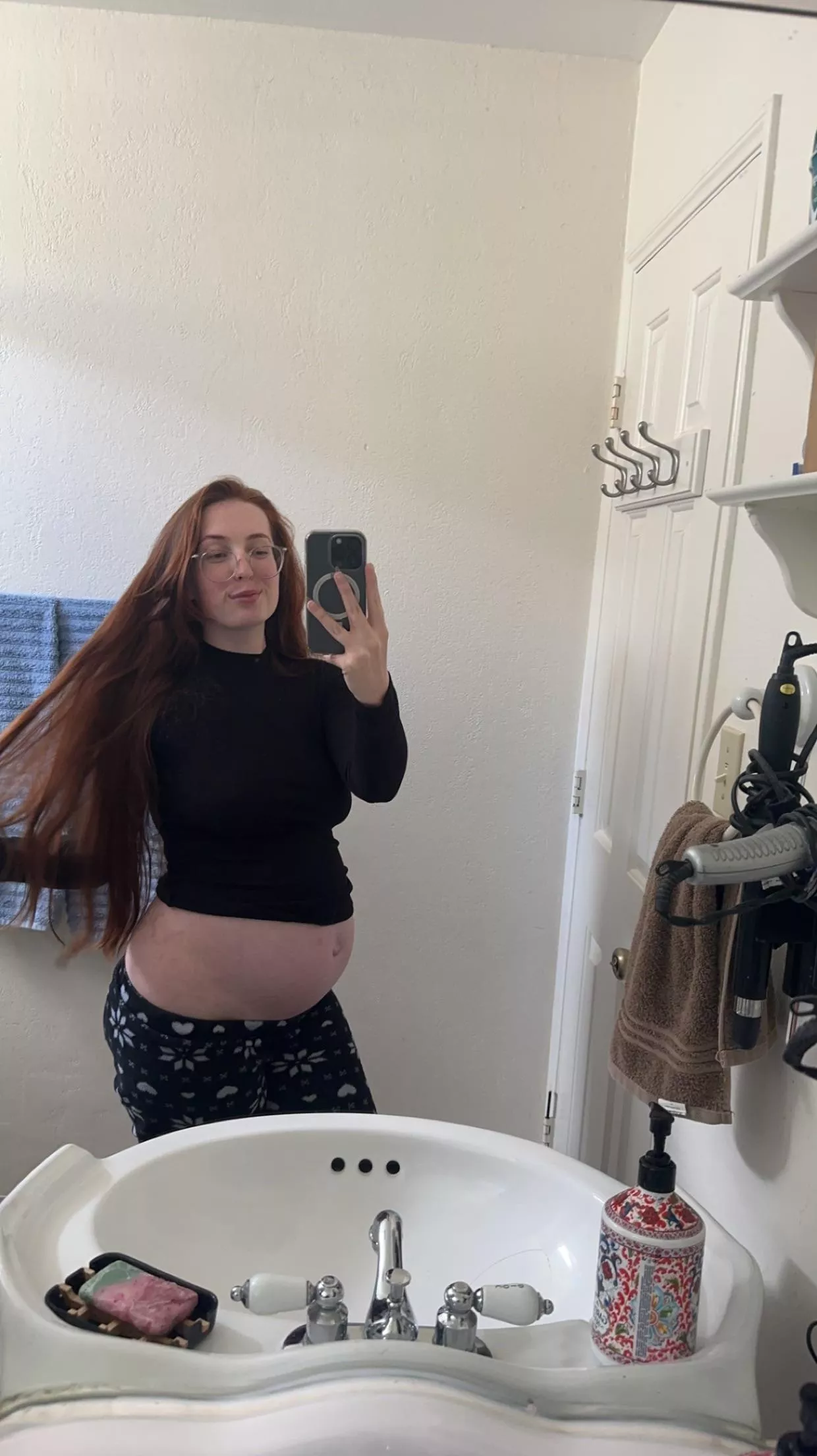 This definitely doesn’t fit my pregnant body anymore lol